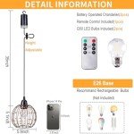 Hanging Lantern Lights for Patio or Gazebo - 2 Pack