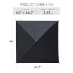 Wind-Resistant Gazebo Screen Panels - 3 Pack