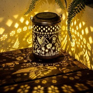 Hummingbird Solar Lantern Decor