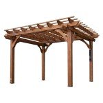 Beaumont 12' x 10' Cedar Wood Pergola Kit