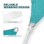 Coarbor Heavy Duty Triangle Sun Shade Sail 12'x12