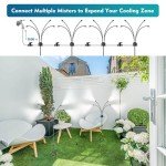 Adjustable Outdoor Patio Misting System