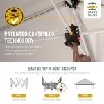 CROWN SHADES 13x13 Pop Up Canopy Tent - Grey