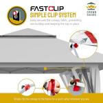 CROWN SHADES 13x13 Pop Up Canopy Tent - Grey