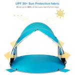 WolfWise UPF 50+ Instant Beach Tent Umbrella