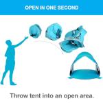 WolfWise UPF 50+ Instant Beach Tent Umbrella