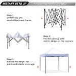 ABCCANOPY 10x10 Commercial Pop Up Canopy