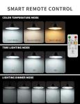 Battery Powered Solar Shed Lights with Remote Control