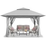 CROWN SHADES 13x13 Pop Up Canopy Tent - Grey