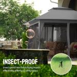 CROWN SHADES 13x13 Pop Up Canopy Tent - Grey