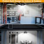 Solar Powered Motion Sensor Light for Outdoors