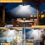 Solar Powered Motion Sensor Light for Outdoors