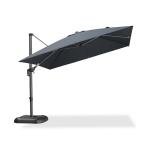 10ft Purple Leaf Cantilever Patio Umbrella - Grey