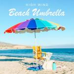 7.5ft Heavy Duty Beach Umbrella with Tilt Feature