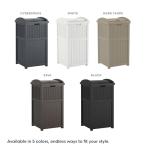 Suncast 33 Gallon Outdoor Trash Can with Lid