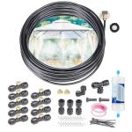 50FT Patio Misting System with Brass Nozzles