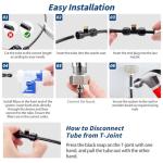 50FT Patio Misting System with Brass Nozzles