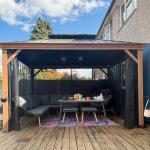 Purple Leaf Hardtop Patio Gazebo