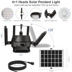 Solar Powered Motion Sensor Light for Outdoors