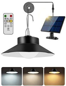 Battery Powered Solar Shed Lights with Remote Control