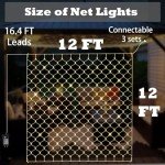 Eueasy LED Outdoor Gazebo Net Lights