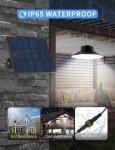 Battery Powered Solar Shed Lights with Remote Control