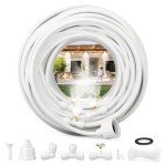100FT Patio Misting Cooling System with Brass Misters