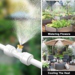 100FT Patio Misting Cooling System with Brass Misters