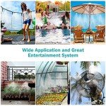 82FT Misting Cooling System with 30 Nozzles