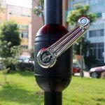 9' Red Patio Umbrella with 8 Ribs