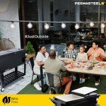 Antique 80-Qt Outdoor Patio Cooler Bar Cart