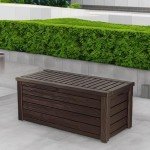Keter 150 Gallon Wood Grain Patio Deck Box