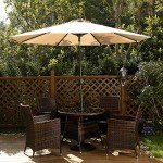 9 Ft Luxury Patio Umbrella with Tilt & Crank