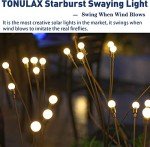 Solar Swaying Garden Lights - 2 Pack
