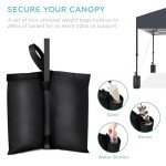 Gray 10x10ft Instant Pop-Up Canopy Tent