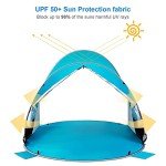 WolfWise UPF 50+ Instant Beach Tent Umbrella