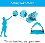 WolfWise UPF 50+ Instant Beach Tent Umbrella