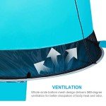 WolfWise UPF 50+ Instant Beach Tent Umbrella