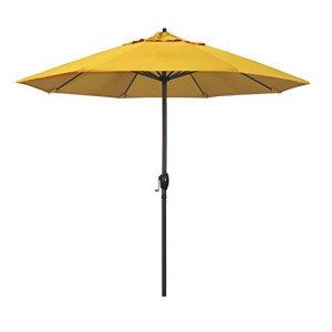 9' Sunbrella Aluminum Patio Umbrella - Yellow