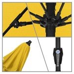 9' Sunbrella Aluminum Patio Umbrella - Yellow