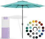 Midtown 9ft Sunbrella Patio Umbrella with Auto-Tilt
