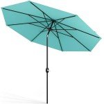 Midtown 9ft Sunbrella Patio Umbrella with Auto-Tilt