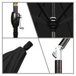 9' Round Sunbrella Patio Umbrella with Tilt