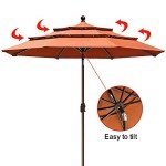 9ft EliteShade Market Umbrella with Ventilation