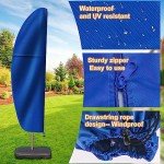 Waterproof Cantilever Umbrella Cover for Outdoors