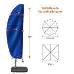 Waterproof Cantilever Umbrella Cover for Outdoors