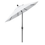 9' Round Aluminum Patio Umbrella with Tilt