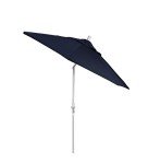 9' Round Aluminum Patio Umbrella - Navy Blue