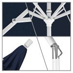9' Round Aluminum Patio Umbrella - Navy Blue
