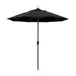 9' Round Aluminum Market Umbrella with Auto Tilt
